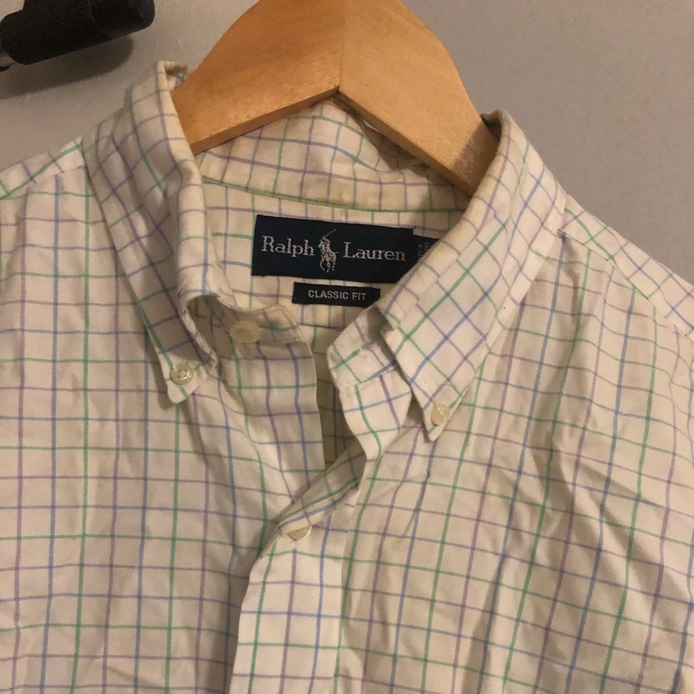 Ralph Lauren Polo Button Down Shirt Size Large